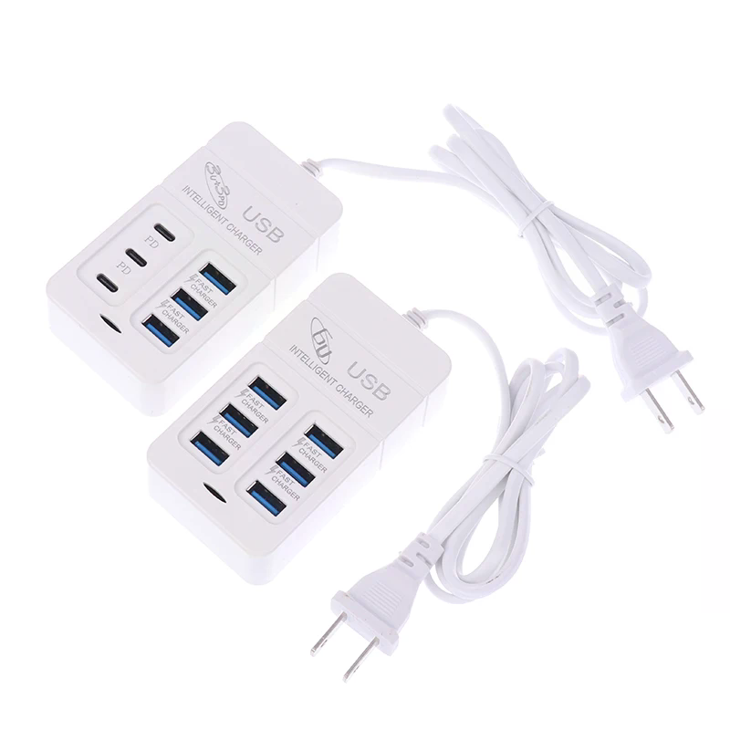 1 PC US Plug 6 Poorten Multipo - Multi Port Usb Hub recensie en prijs