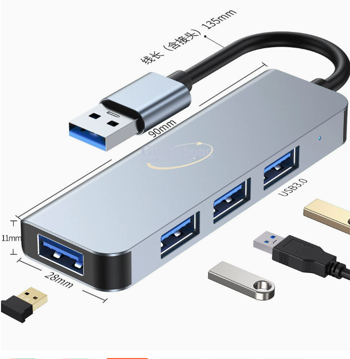 Meestverkochte USB-C 4-poorts  - Multi Port Usb Hub recensie en prijs