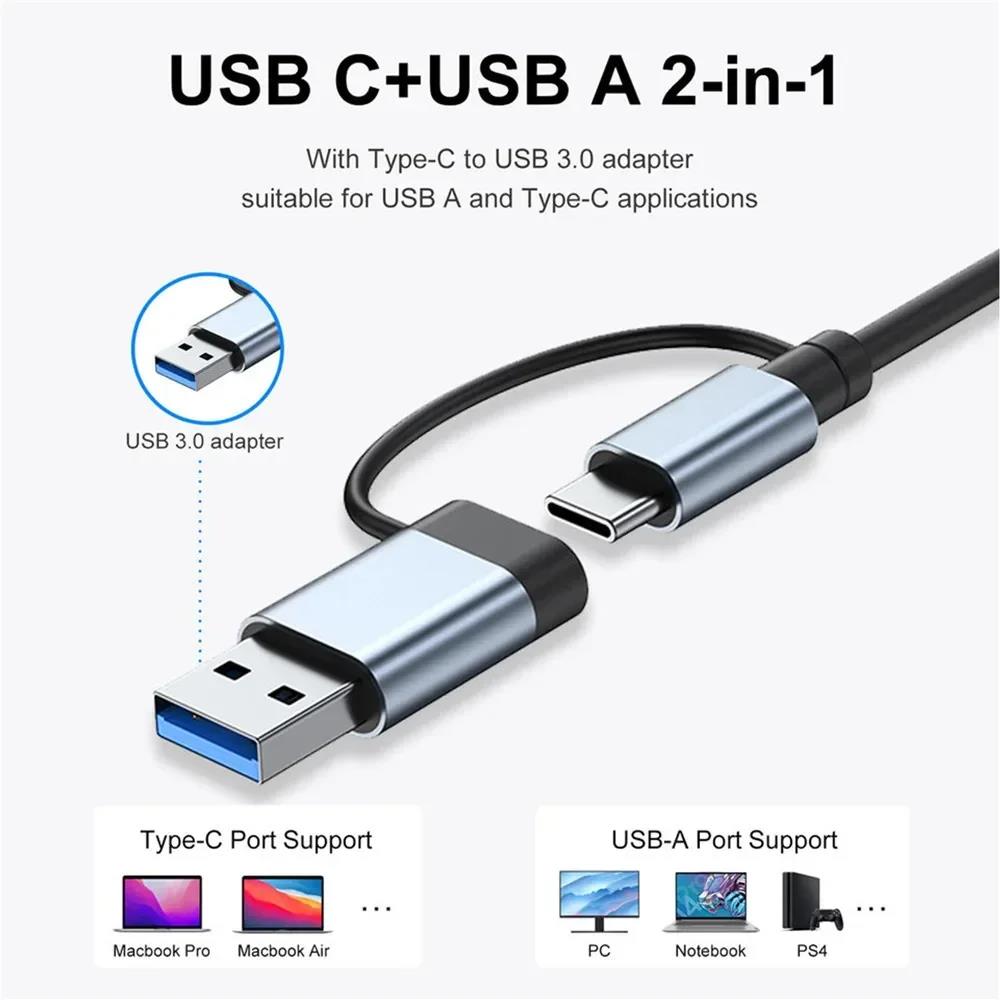 Type-C Hub USB Splitter 8-in-1 - Multi Port Usb Hub recensie en prijs
