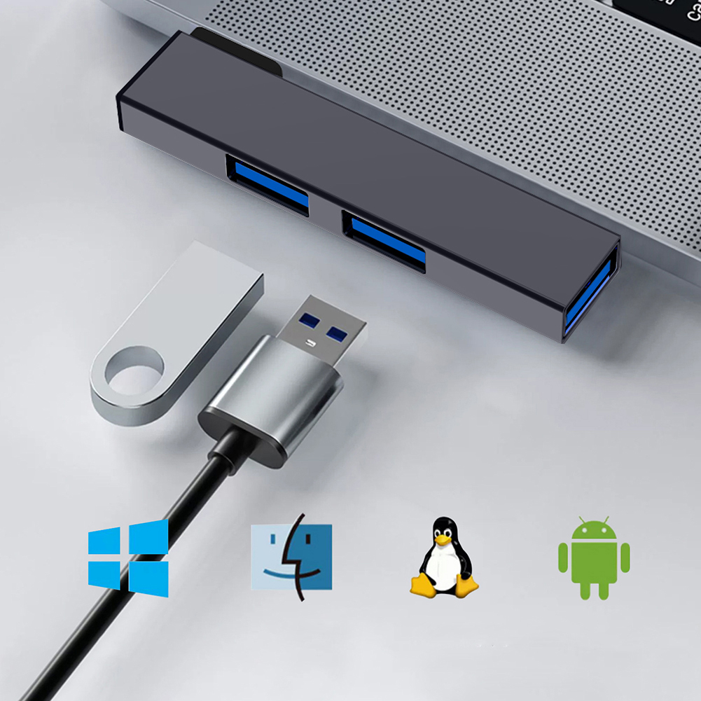 3-in-1 USB-dockingstation OTG  - Multi Port Usb Hub recensie en prijs