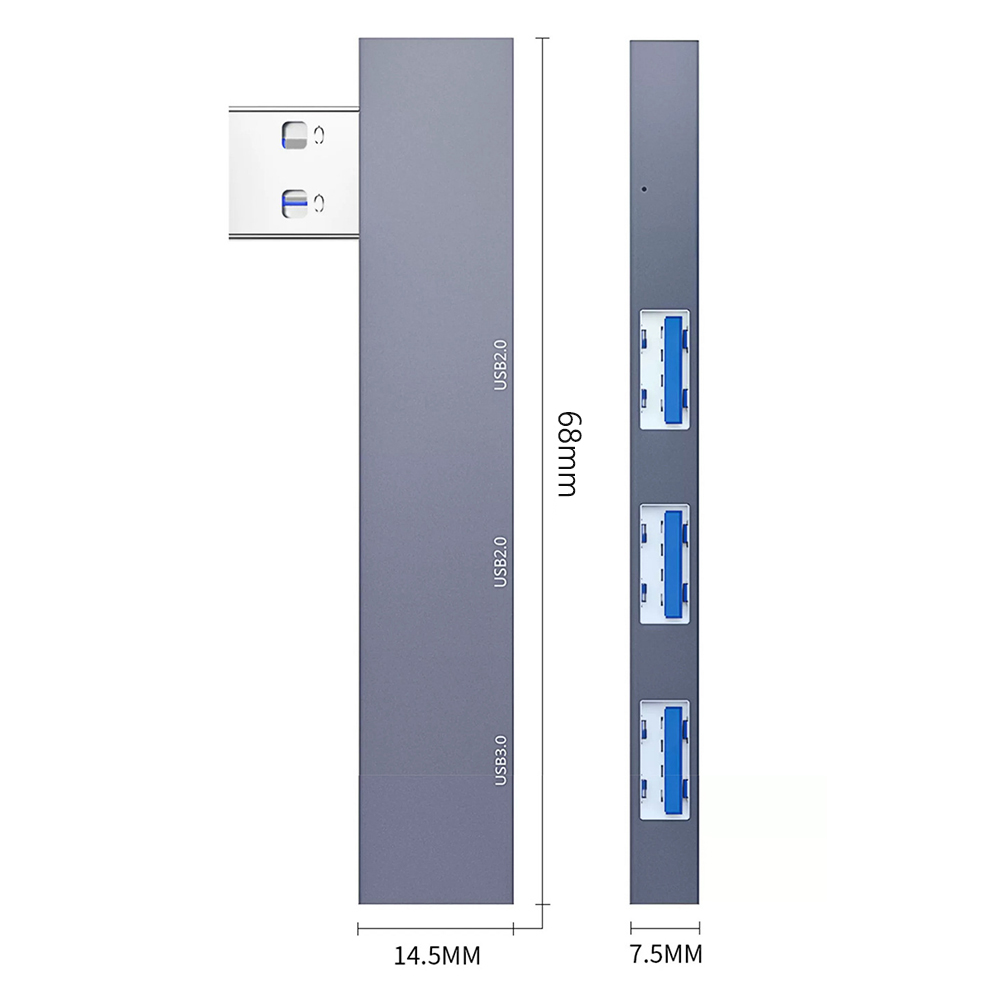 3-in-1 USB-dockingstation OTG  - Multi Port Usb Hub recensie en prijs