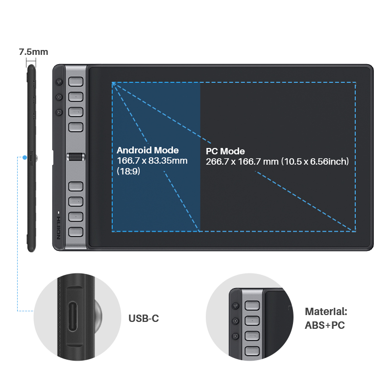 Meerkleurige grafische tablets - Drawing Pad Signature recensie en prijs
