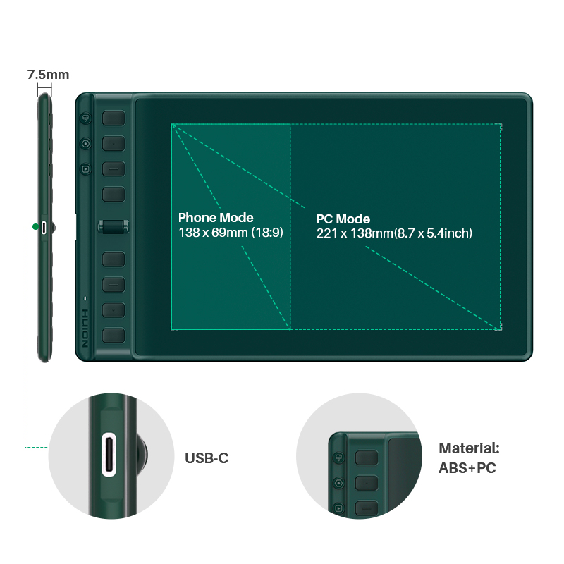 Meerkleurige grafische tablets - Drawing Pad Signature recensie en prijs