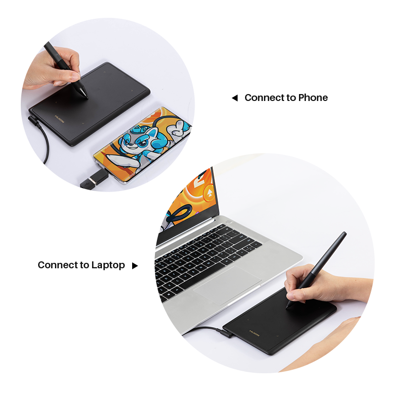 4x2.6 Inch Huion H420X Grafisc - Drawing Pad Signature recensie en prijs