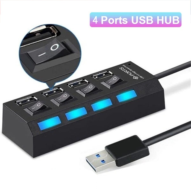 4-in-1 USB HUB USB-schakelaar  - Multi Port Usb Hub recensie en prijs